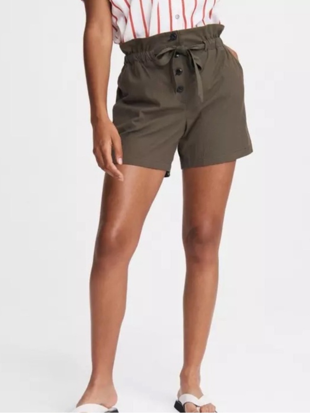 Rag & Bone Camille Seersucker Shorts